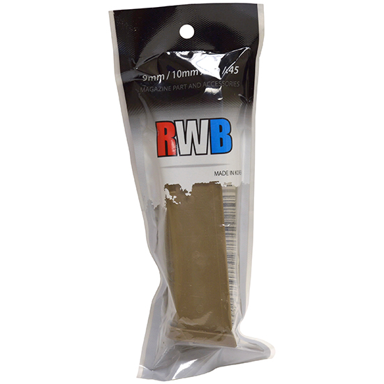 RWB MAG GLOCK 17 9MM 17RD STEEL LINED TAN - Magazines